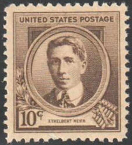 1940 Ethelbert Nevin Single 10c Postage Stamp - Scott883 - MNH, OG - CX458