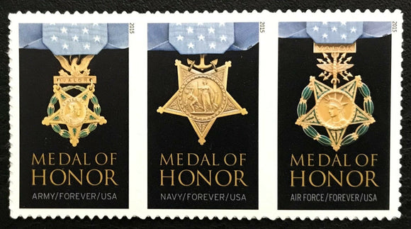 2015 Medals of Honor Strip of 3 
