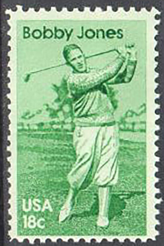 1981 Bobby Jones Golfer Single 18c Postage Stamp - Scott 1933 - MNH, OG - CT71b