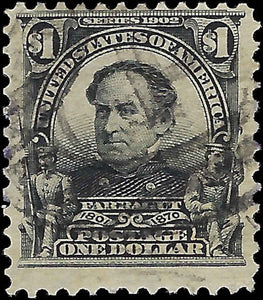 VEGAS - 1902-3 Farragut $1 - Scott 311 - Used - Solid