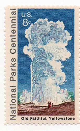 1972 National Park -Old Faithful Yellowstone- Single 8c Postage Stamp  - Scott1453 -  MNH,OG
