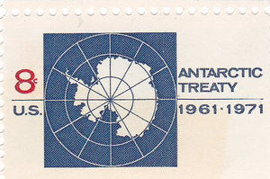 1971  Antarctic Treaty Single 8c Postage Stamp  - Sc# 1431 -  MNH,OG