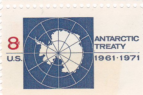 1971  Antarctic Treaty Single 8c Postage Stamp  - Sc# 1431 -  MNH,OG