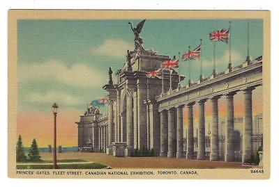 Vintage Canada Postcard - Toronto Exhibition - Prince's Gates (ZZ80)