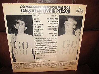 1965 - Jan & Dean - Live In Person - Liberty Records - Plays VG+ - Nice...