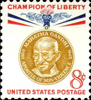 1961 Mahatma Gandhi Single 8c  Postage Stamp  -  Scott 1175 -  MNH,OG