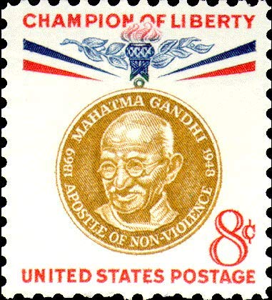 1961 Mahatma Gandhi Single 8c  Postage Stamp  -  Sc# 1175 -  MNH,OG