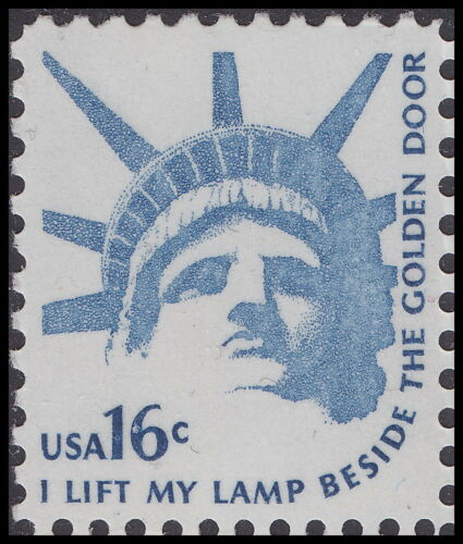 1975-81 Statue Of Liberty Single 16c Postage Stamp - Scott 1599 - MNH, OG - CX467a