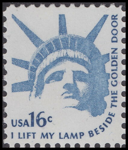 1975-81 Statue Of Liberty Single 16c Postage Stamp - Sc# 1599 - MNH, OG - CX467a