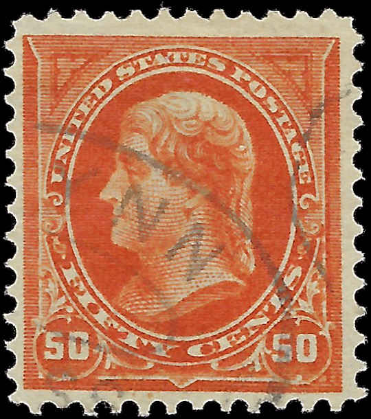 VEGAS - 1895 - 50c Jefferson Scott 275a - Nice Centering!