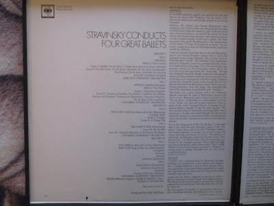 1967 4 Ballets Stravinsky 3 Record Stero Box Set - Apollo - Excellent (AQ128)