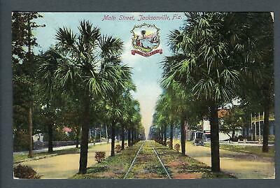 VEGAS - Posted 1909 Main Street, Jacksonville, FL Postcard 
