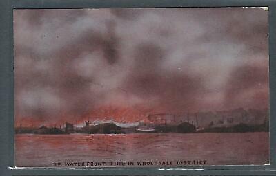 VEGAS - Posted 1907 San Francisco Earthquake Fires Postcard - Harpers - FK173