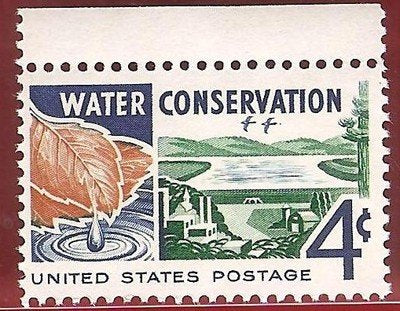 1960. Water Conservation  Single 4c Postage Stamp  - Scott 1150 -  MNH,OG