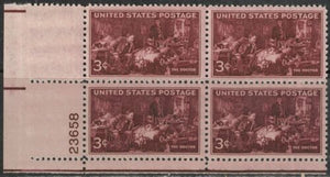 1947 The Doctor Plate Block of 4 3c Postage Stamps - MNH, OG - Sc# 949