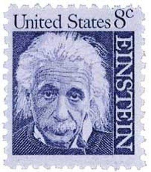 1966 Albert Einstein Single 8c Postage Stamp  - SC3 1285  -  MNH,OG