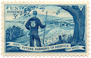 1953 Future Farmers Single 3c Postage Stamp -  Sc#  1024  -  MNH,OG