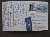 1954 Morocco To USA Photo Postcard - Read Note - Morocco Snow Scene (WW50)