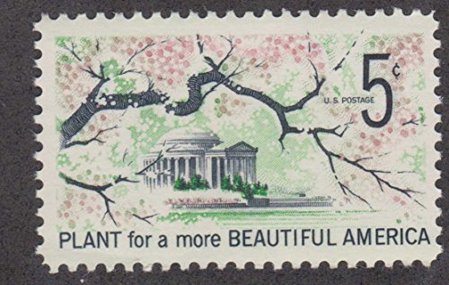 1966 Plant for a more Beautiful America Single 5c Postage Stamp  - Scott 1318 - MNH,OG