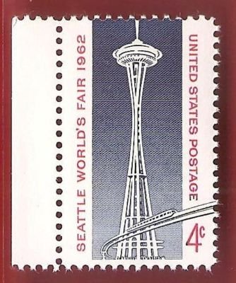 1962 Seattles World Fair Single 4c Postage Stamp -  Scott 1196 -  MNH,OG