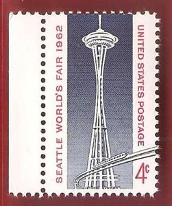 1962 Seattles World Fair Single 4c Postage Stamp -  Sc# 1196 -  MNH,OG