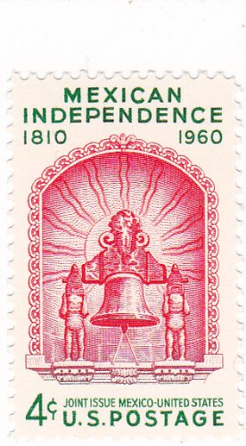 1960 Mexican Independence  Single 4c Postage Stamp  - Scott 1157 -  MNH,OG