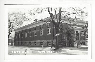 Vintage Real Photo Postcard - Post Gym, Ft. Totten, NY - (AO36)