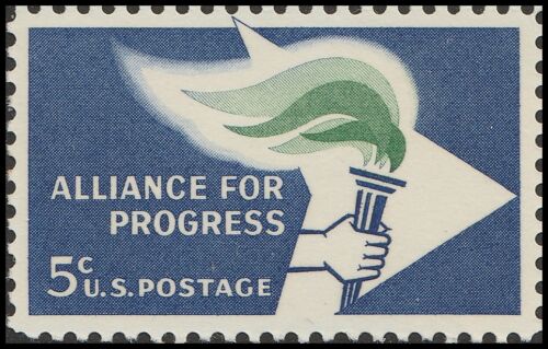 1963 Alliance For Progress Single 5c Postage Stamp - Scott1234 - MNH - CW470a