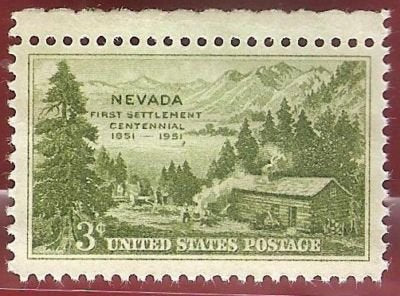 1951 Nevada Centennial Single 3c Postage Stamps  - Scott 999 - MNH,OG