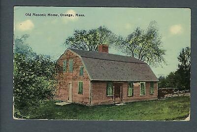 VEGAS - 1910? Posted Orange, MA - Old Masonic Home Forwarded Postcard - FD388