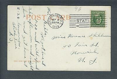 VEGAS - Posted 1909 Washington, DC - US Treasury Building Postcard - FE407