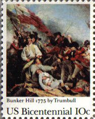 1975  Battle of Bunker Hill Single 10cc Postage Stamp  - Sc# 1564  -    MNH,OG