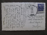 1954 Casablanca, Morocco Photo Postcard - Posted USA (WW45)