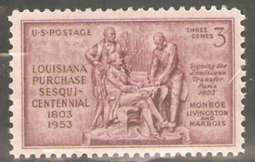 1953 - Louisiana Purchase Single 3c Postage Stamp - Sc# 1020 - MNH, OG - CX513