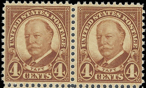 1930 President Taft Pair Of 4c Postage Stamps - MNH, OG - Sc# 685