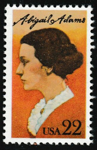1985 Abigail Adams Single 22c Postage Stamp - MNH, OG - Scott 2146