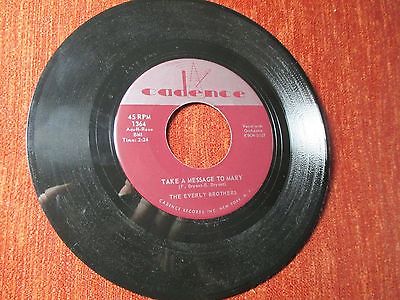 1959 - Everly Brothers - Take A Message To Mary - Cadence Records - Plays VG+