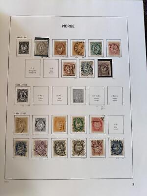 VEGAS -Norway Davo Album To ~1970, BOB Many Better Stamps - Hi $ Cat! ~55 Photos