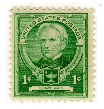 1940 Horace Mann Single 1c Postage Stamp - Scott 869 -  MNH,OG