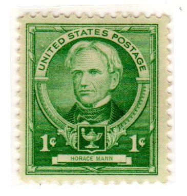 1940 Horace Mann Single 1c Postage Stamp - Sc# 869 -  MNH,OG