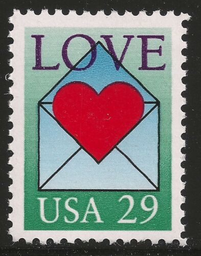 1992 Love Letter Single 29c Postage Stamp - MNH, OG - Scott 2618 - CX387