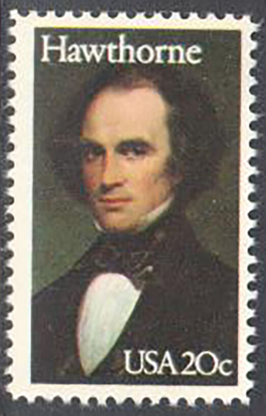 1983 Nathaniel Hawthorne Single 20c Postage Stamp - Sc# 2047 - MNH - CW477c