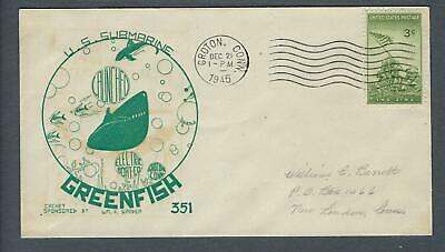 VEGAS - 1945 Submarine USS Greenfish Launch Spader Cover - FK115
