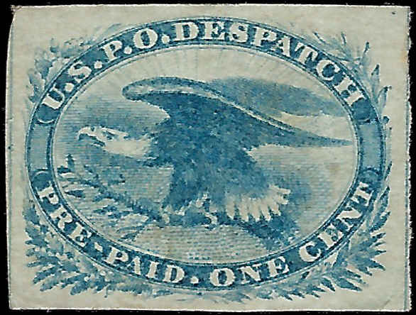 VEGAS - 1851 - ScottLO2 USPO Dispatch - Used Very Light Cancel - Nice Centering!