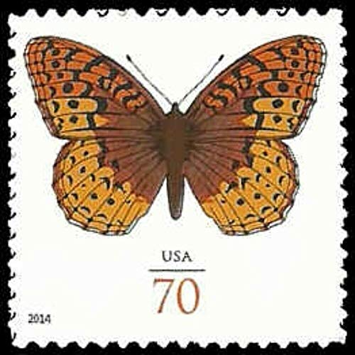 2014 Great Spangled Fritillary Butterfly Single 70 Cent Stamp Scott 4859