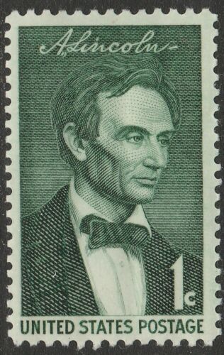 1958-59 - Abraham Lincoln Single 1c Postage Stamp - Sc# 1113 - MNH, OG - CX502a