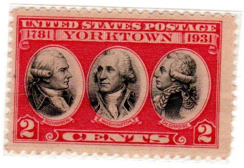 1931  Yorktown Single 2c Postage Stamp -Sc#703 - MNH,OG