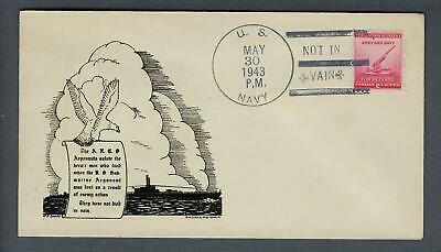 VEGAS - 1943 Salute to Those Died With USS Argonaut Submarine Cover - FJ204