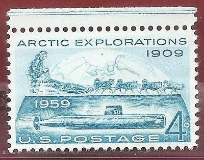 1959  Artic Exploration  1909  Single 4c Postage Stamp - Sc#1128  - MNH,OG