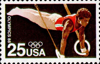 1988  Summer Olympics Seoul Single 25c Postage Stamp  -  Scott 2380 -  MNH,OG